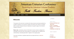 Desktop Screenshot of americanunitarian.org