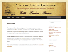 Tablet Screenshot of americanunitarian.org